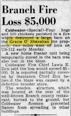 Grace OShanahans - May 01 1950 Article (newer photo)